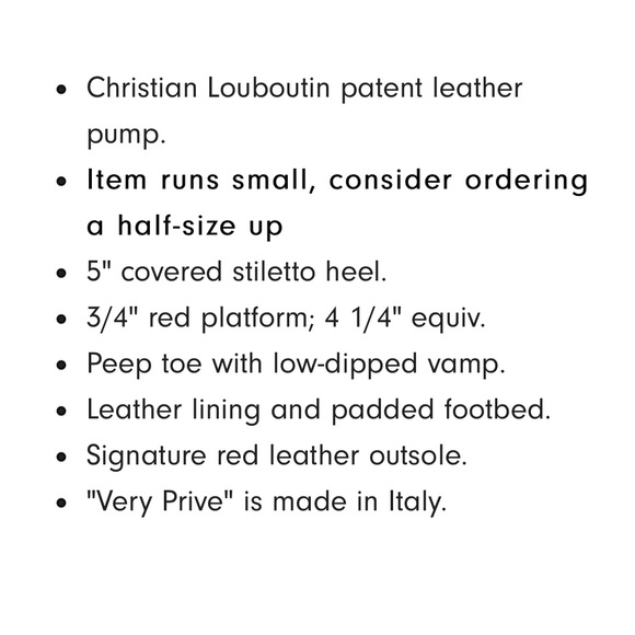 ❣️Christian Louboutin Very Prive 120❣️Worn 1x!❣️ - Picture 9 of 12